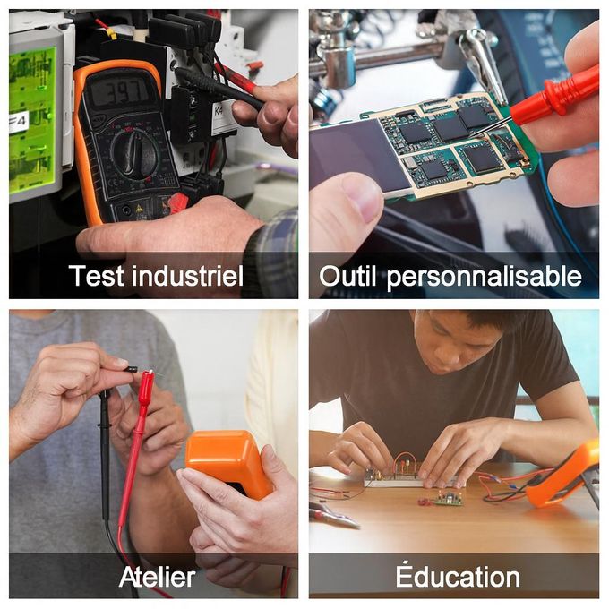 Mythco Multimètre Numérique Avec Voltmètre Pour Tester La Tension Des Batteries