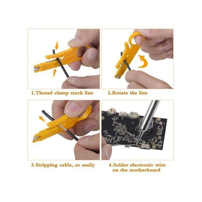 poste à souder réglable, fer à souder 200–450 °C, kit de soudure, soudure électronique, outillage bricoleur
