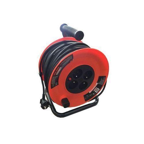Enrouleur Rallonge 230V en polypropylène ininflammable Chantier 30 M