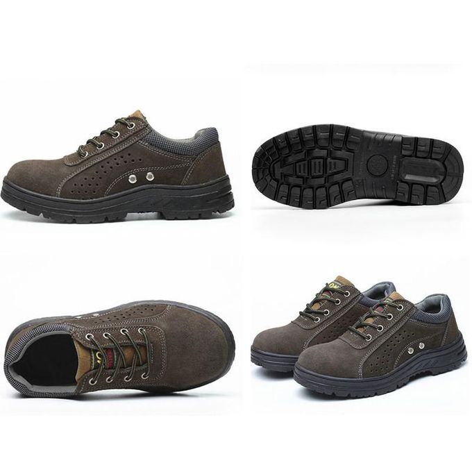 AIDAILU Chaussures De Sécurité Hommes Chaussures D’incendie Et De Sécurité