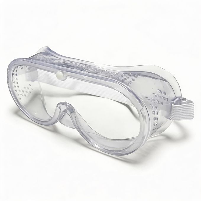 Lunettes de Protection Intégrales Anti-Poussière et Anti-Projections – Masque de Sécurité Ajustable avec Ventilation pour Chantier et Bricolage