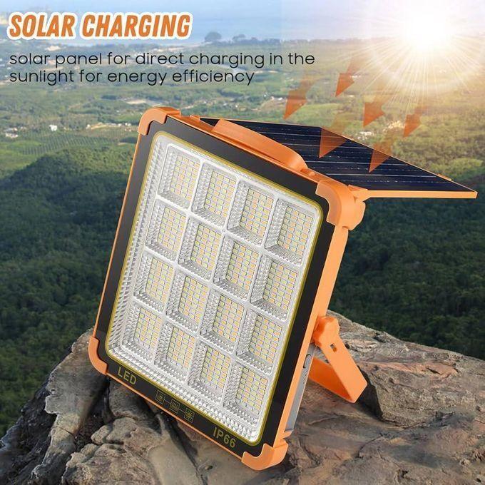 Puissant Projecteur Solaire 300W De Chantier, Jardins, Avec 4 Modes D'éclairage