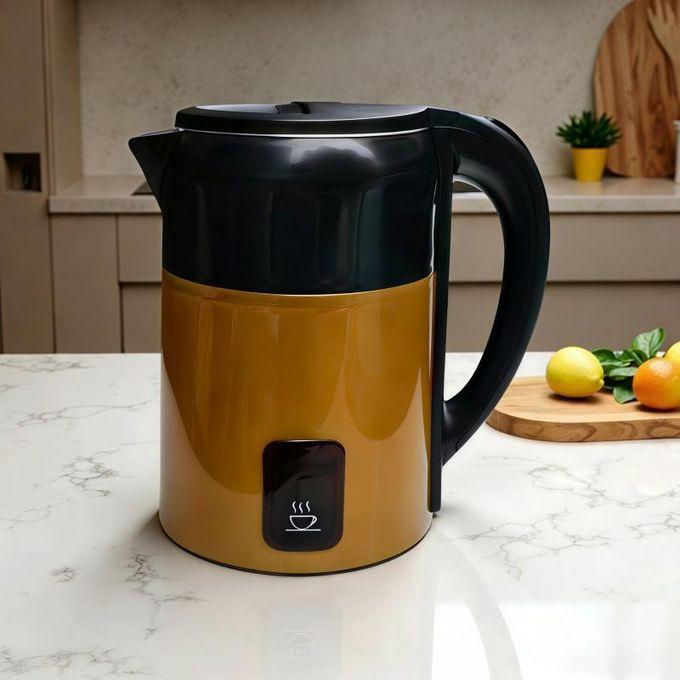 Bouilloire électrique 3L chauffe-eau Café 1500W chauffage rapide Golden & bouillant Protection sèche 100% véritable bouillant