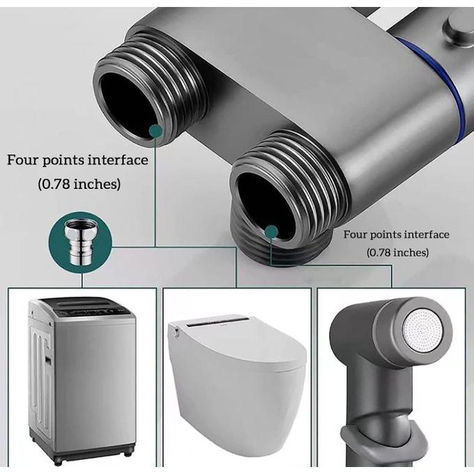 Pistolet De Pulvérisation Rehausseur De Toilettes, Chasse D'eau Domestique, Robinet De Toilette