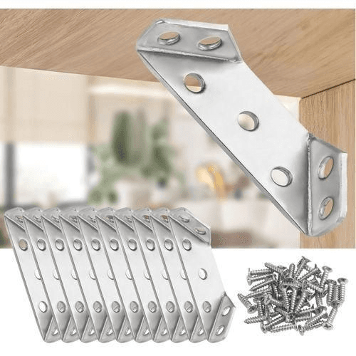 10PCS CONNECTEURS D'ANGLE DE MEUBLES