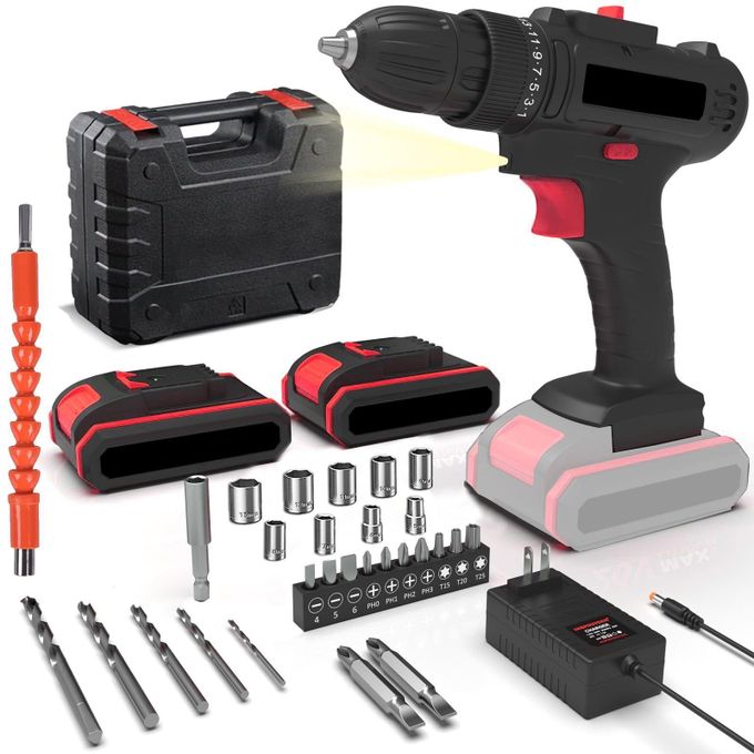 Perceuse Visseuse Sans Fil / Visseuse + 47 Accessoires