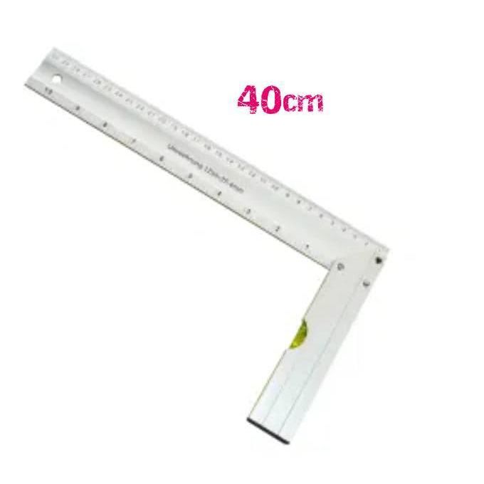 Equerre de munuisier standard avec niveau 40 cm