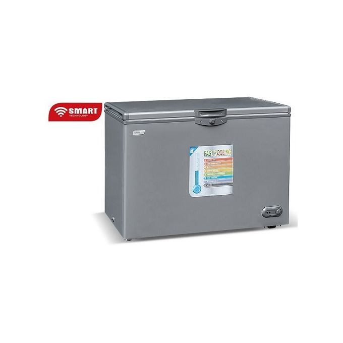 SMART TECHNOLOGY Congélateur Horizontal COOL PACK (STCC-320) - 280L- Gris / Avec Grille à l’Arrière / Garantie 12 Mois.