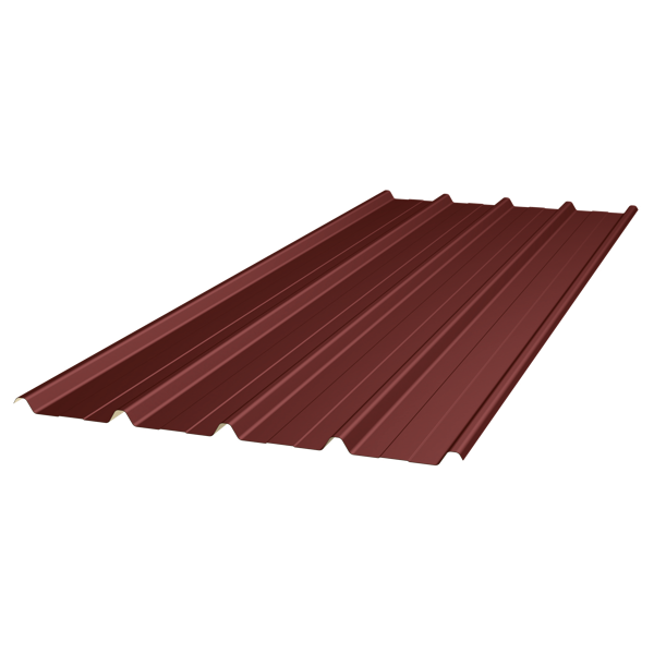 TOLE ALUZINC ROUGE BORDEAU (TOLE AZINGO)