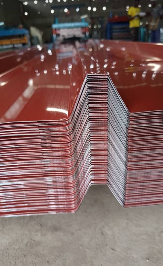 TOLE ALUZINC ROUGE BORDEAU (TOLE AZINGO)