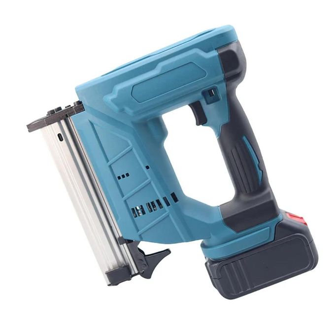 Cloueuse et Agrafeuse Sans Fil 26V Professionnelle - Kit de Fixation 2-en-1 avec 2 Batteries & Chargeur - Idéal Menuiserie, Tapisserie et Chantier - Avec Mallette de Transport