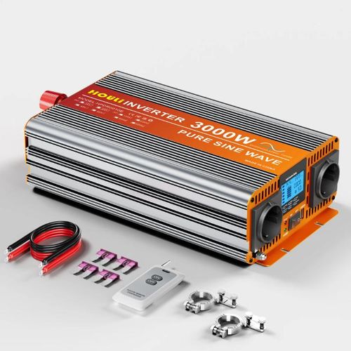 Nouveau Convertisseur de tension 12V à 230V Sinus Pure 3000W avec écran indicateur