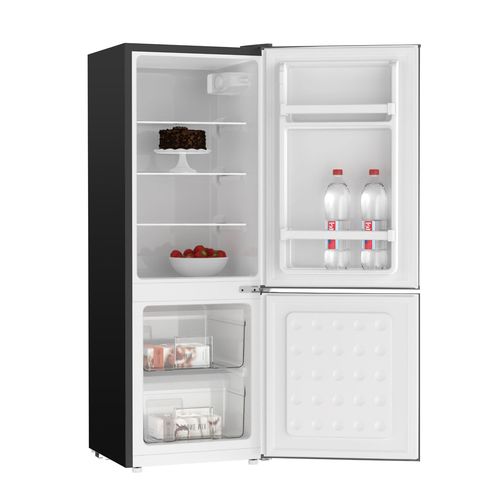 SMART TECHNOLOGY Réfrigérateur Combiné DFRST 2 Tiroirs (STCB-145WH) - 112L / Gris-Marron - 12 Mois De Garantie