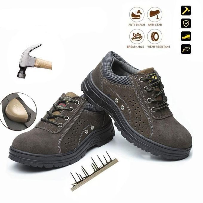 AIDAILU Chaussures De Sécurité Hommes Chaussures D’incendie Et De Sécurité