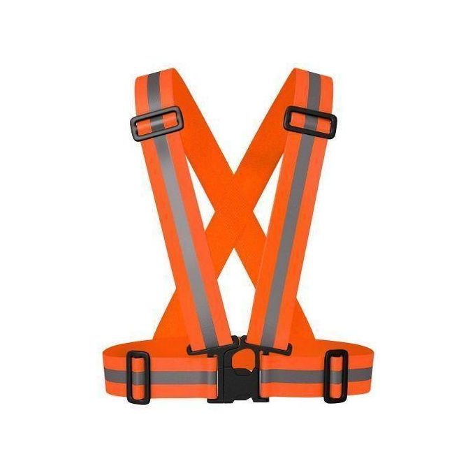 Gilet de sécurité réglable protection haut visibilité orange