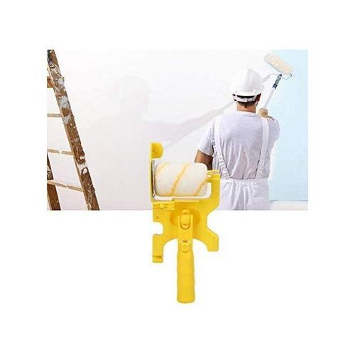 Genetic Rouleau à peinture, bordure, brosse, coupe, séparation des couleurs, maison, pièce, mur, plafond, outil sûr pour bordures de peinture Outil de bordure de peinture portable multifonctionnel à main pour la peinture de portes de plafond de maison