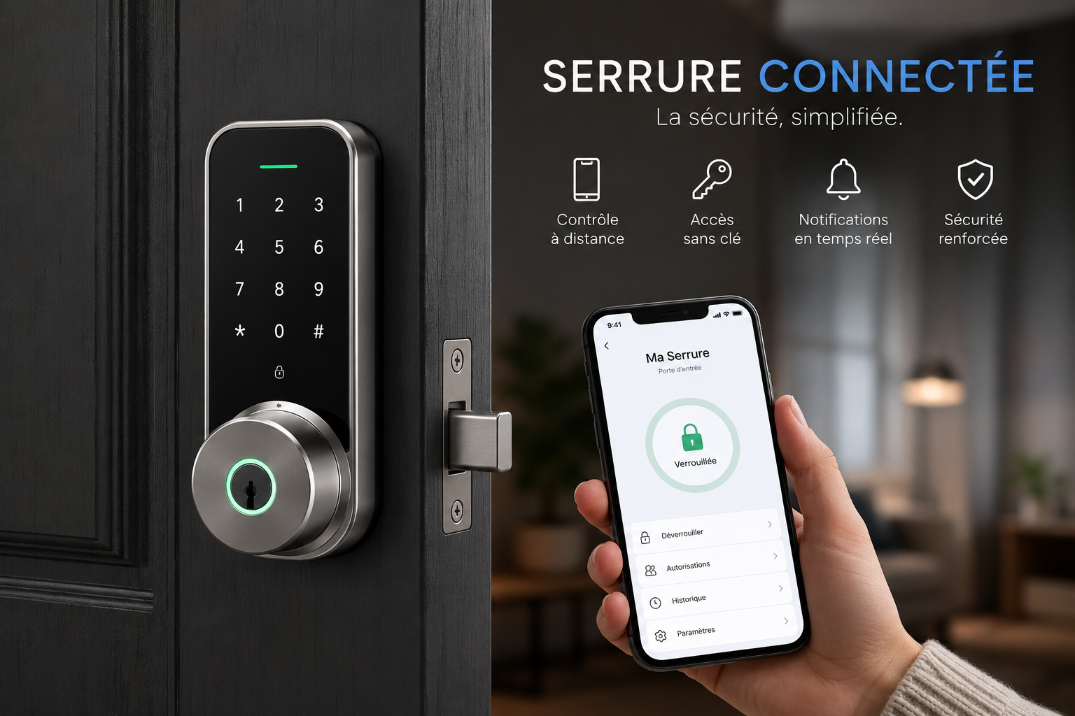 Serrure connectée (smart lock)