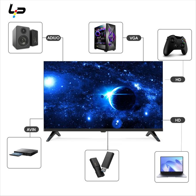 LP TV LED Digital 32 - Décodeur Intégré - HD - Régulateur de Tension - Noir - Garantie 12 Mois